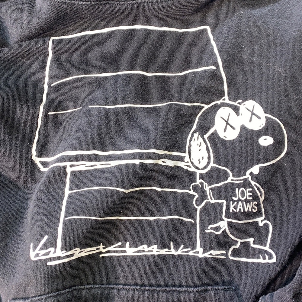 Uniqlo Joe Kaws Peanuts Hoodie Snoopy Womens Small UT Streetwear Collab Cartoon - Picture 2 of 9